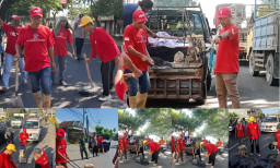 Pemerintah Dinilai Lamban, LSM di Lamongan Beli Aspal dan Tambal Jalan Sendiri