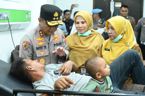 Kapolda Sumbar Tinjau Lokasi dan Korban Kecelakaan Bus ALS di Padang Panjang