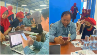 Tingkatkan Penggunaan Aplikasi JMO, BPJS Ketenagakerjaan Malang Open Booth di Perusahaan