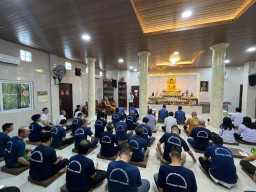 Refleksi dan Pembelajaran bagi Warga Binaan, Lapas Cipinang Gelar Perayaan Waisak