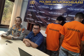 Polsek Bojongsari Depok Bekuk 8 Pemuda usai Keroyok Teman Sendiri