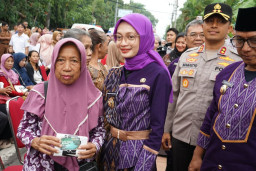 Mbak Wali Vinanda Resmikan ATM Beras MAPAN, Upaya Mengurangi Angka Kemiskinan Kota Kediri