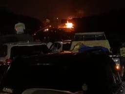 Truk TNI yang Terbakar di Tol Gempol Milik Kostrad