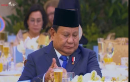 Istana Bantah Prabowo Minum Alkohol saat Menjamu Macron: Itu Jus Apel, Bukan Wine