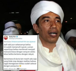 Ditegur PSI karena Sebut Jokowi Seperti Nabi, Dedy Nur Minta Maaf