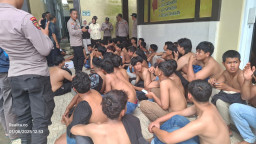 Hendak Geruduk Mapolres Lamongan, Puluhan Pendekar Konvoi Diamankan