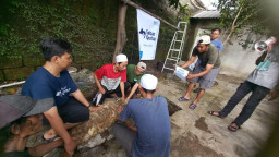 IJTI Depok bersama Human Initiative dan Karabha Digdaya Tebar Daging Kurban