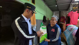 Lurah Cilangkap Distribusikan Bantuan Pasca Puting Beliung