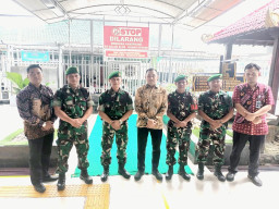 Lapas Kelas IIA Sidoarjo Terima Kunjungan Tilik Sambang dari Jajaran Kodim 0816 Sidoarjo