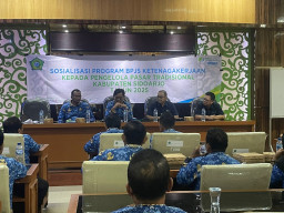 BPJS Ketenagakerjaan Sidoarjo Dorong Pengelola Pasar Melindungi Pedagang