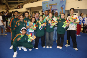 Wushu Kota Batu Borong Medali dari Semua Nomor