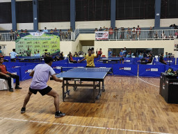 Tim Beregu Tenis Meja Kota Batu Targetkan Medali Emas pada Porprov IX Jatim 2025