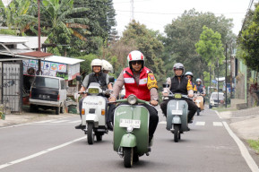 Polres Batu Gelar "Batu Vespa Fest 2025" Dipadati Peserta
