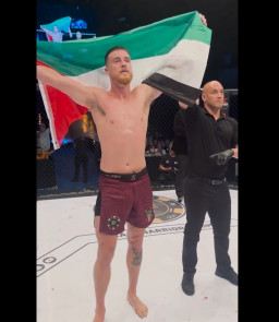 Kalahkan Tentara Israel, Petarung MMA Irlandia Teriakkan 'Free Palestine'