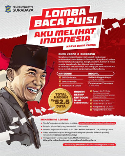 Pemkot Surabaya Gelar Lomba Baca Puisi Bung Karno, Total Hadiah Rp52,5 Juta