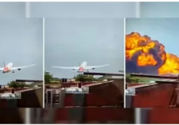Detik-detik Mengerikan saat Pesawat Air India Jatuh dan Meledak di Ahmedabad