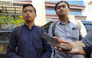 Forum Aliansi Mahasiswa Intelektual Wadul Polda Jatim, Keluhkan Jalan Rusak Akibat Tambang