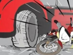 Hindari Lubang, Warga Lamtim Tewas Terlindas Mobil Truk Bermuatan Singkong