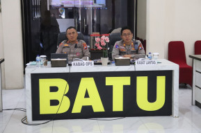 Polres Batu Ikuti Latpra Ops Patuh Semeru 2025 via Virtual, Ada 7 Target Utama Pelanggaran