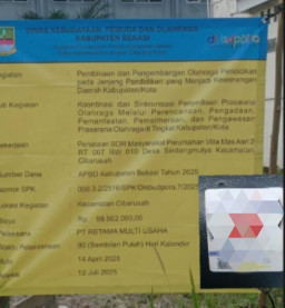 Ada Oknum Wartawan Diduga Jadi Pelaksana Proyek Dispora Kabupaten Bekasi, Aktivis Pers Angkat Bicara