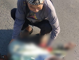 Ditabrak Pengendara Satria F di Putaran Balik, 'Pak Ogah' Perempuan Terlempar