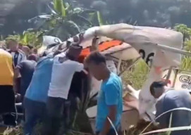 Pesawat Kecil Jatuh di Ciampea, Satu Tewas dan Satu Luka