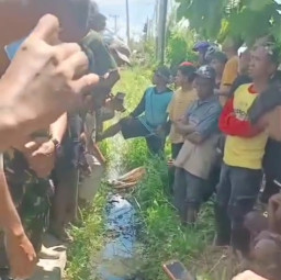 Warga Geger, Mayat Perempuan Ditemukan di Dalam Parit