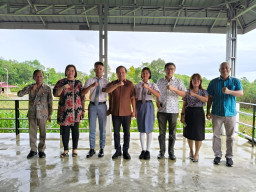 Dion dan Melania Humkan Nias Barat di Panggung Sumatera Utara