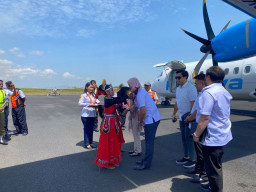 Penerbangan Jember–Jakarta Diluncurkan, Maskapai Fly Jaya Mendarat Perdana di Bandara Notohadinegoro