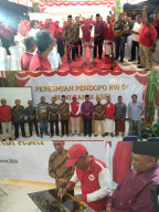 Pendopo RW 04 Desa Ngampelsari Candi Sidoarjo, Diresmikan