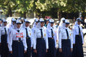 69 Regu SMP/MTs Tampil di Lomba Baris, Gus Qowim: Momentum Meneguhkan Cinta Tanah Air