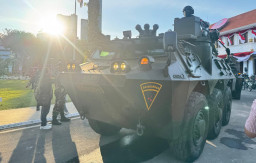 Pasca Grahadi Dibakar, TNI Lakukan Patroli Skala Besar Amankan Kota Surabaya