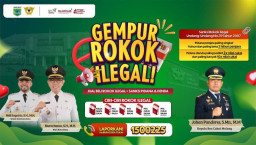 Bea Cukai Malang dan Pemkot Batu Serukan Masyarakat Stop Gunakan Rokok Ilegal