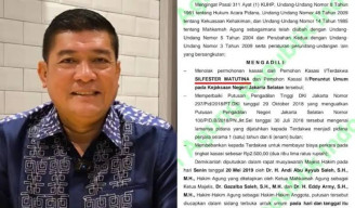 Jaksa Agung Didesak segera Terbitkan DPO Silfester Matutina