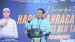 Peringatan Haornas XLII Ditandai Apresiasi Atlet Hingga Kukuhkan PBVSI Lamongan