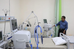 Disokong Dana DBHCHT, Hospitel Bantarangin Ponorogo Tambah 2 Unit Ventilator