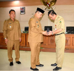 Bupati Madiun Hadiri Pelepasan Kepala Perangkat Daerah yang Memasuki Purna Tugas