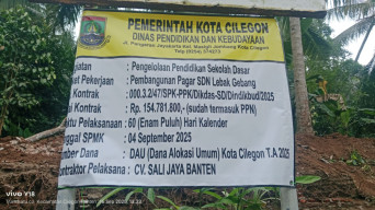 CV. Sali Jaya Banten Diduga Abaikan Pengawasan Proyek Toilet dan Pagar SD di Cilegon