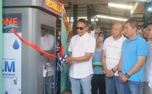 Wali Kota Malang Resmikan SPAM Mizuone di Pasar Klojen: Air Minum Sehat, Mudah dan Murah