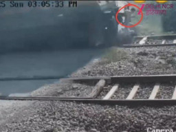 Motor Tergelincir di Rel, Pemuda Tewas Ditabrak Kereta