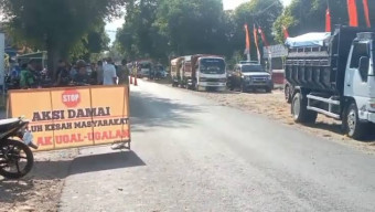 Muak dengan Truk ODOL, Pemkab Ponorogo Portal 2 Jalur Tambang