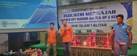 PLN Mengajar, Kenalkan Manfaat dan Bahaya Listrik Lebih Dekat bersama SMK Islam 1 Blitar