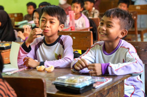 Pemkot Kediri Gencarkan Edukasi Gizi Seimbang Lewat Program B2SA Goes to School
