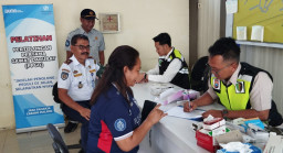 Masyarakat Antusias Cek Kesehatan Gratis yang Diadakan Jasa Raharja Malang