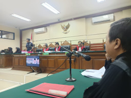 Kades Sukosari Ajukan Eksepsi, di Sidang Perdana Kasus Dugaan Korupsi Kolam Renang Desa Rp600 Juta