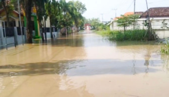 Banjir Menerjang Desa Deliksumber Gresik, Akibat Curah Hujan Tinggi