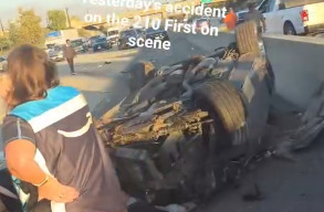 Ngebut hingga Mobil Terbalik, Sopir Tewas di Tempat