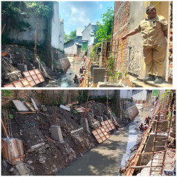 Proyek Peningkatan Saluran Kali Gempol Tuai Protes, Warga Nilai Konstruksi Tak Sesuai Kesepakatan