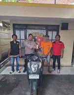 Kurang dari 1 Jam, Polsek Cerme Polres Gresik Tangkap Pelaku Curanmor dan Amankan Barang Bukti