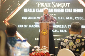 Hadiri Pisah Sambut Kepala Kejaksaan Negeri, Mbak Wali Ajak Perkuat Sinergi Wujudkan Kota Kediri MAPAN